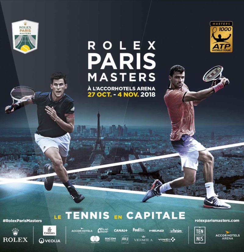 rolex paris masters 2019 players
